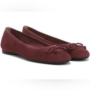 Vionic Callisto Women's Ballet Flats in Shiraz Burgandy Red